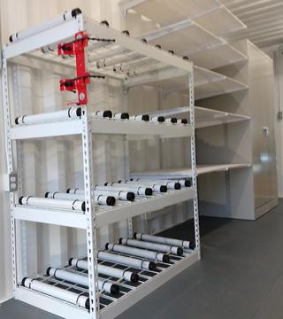 oxygen tank shelving