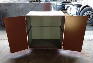 Custom built steel cabinets